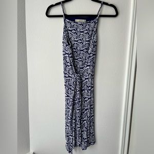 Blue Loft dress with Tie